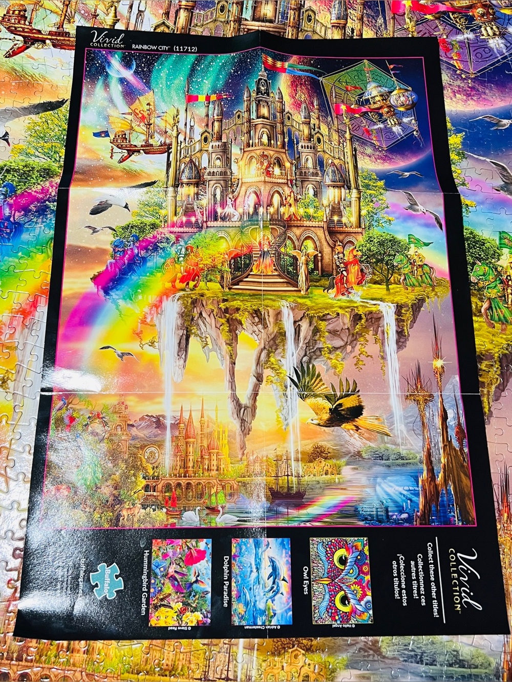 Jigsaw Puzzle 1000 puzzle Buffalo Vivid Rainbow City 282201